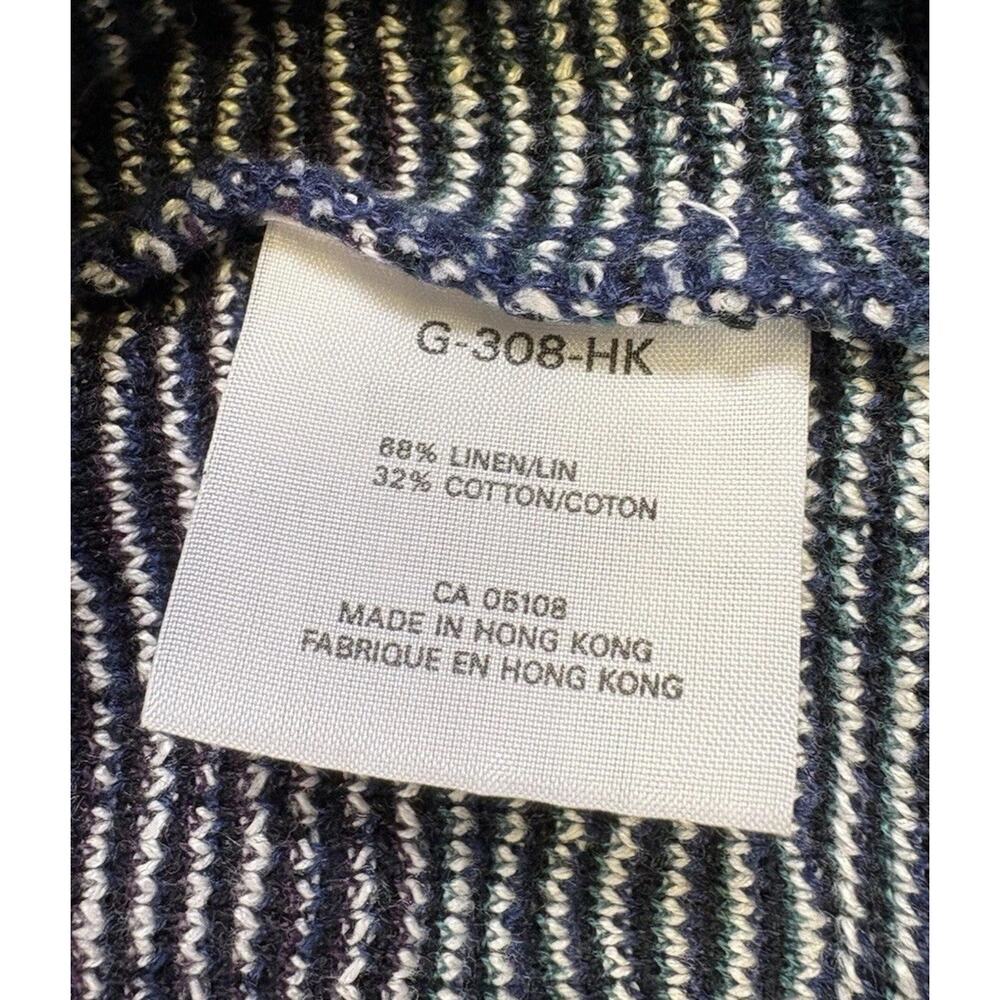 Descente Men’s LG Vintage Golf Collection Knitted Geometric Multicolor Sweater - Picture 6 of 7